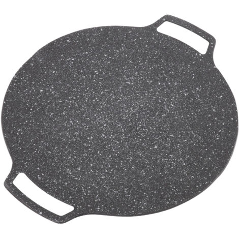 Barbecue coréen Plaque Barbecue Grill Non Bton Poêle Frire Circulaire pour La Maison Extérieure Cuisinière Gaz Type 36cm (1/5)