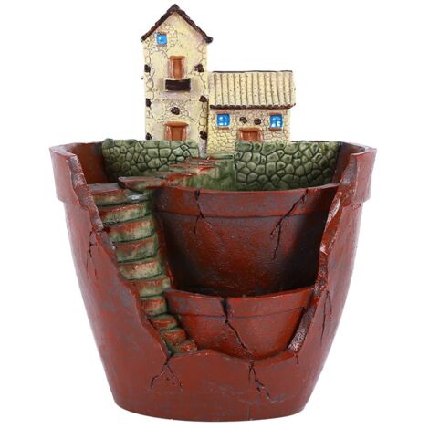1 pièces suspendus jardin forme résine Pot de fleur pour planter des plantes succulentes décoration de jardin chaud (1/5)