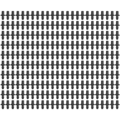 200 pièces/ensemble Irrigation goutte à goutte raccord barbelé raccord connecteur jardin arrosage pièces pour Tube 4/7mm (1/5)