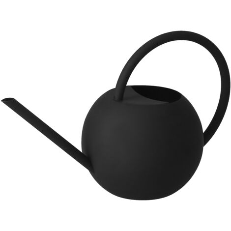 400ml Arrosoir Noir Acier Inoxydable Fleur Plante Arrosoir Bouilloire Pot pour Jardin Patio Balcon (1/5)