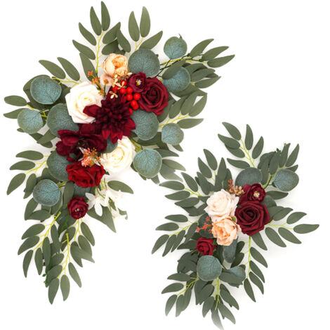 Fleur de Fascia de Fleur D'arche de Fleur de Simulation, Arches de Mariage pour la Fête de Cérémonie et la Décoration de Mariage de Toile de Fond de Réception (Z) (1/5)