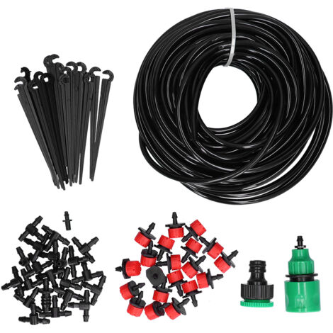 20M 4/7 tuyau système d'irrigation de jardin Kit d'irrigation goutte à goutte automatique goutteur réglable pour pot de fleurs à la maison (1/5)