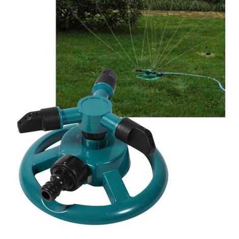 Arroseur Rotatif d'arrosage, arroseurs rotatifs pour pelouse réglables à 360 degrés avec Une Grande Surface pour la Cour et Les Jardins (1/5)