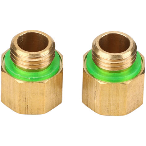 2 pièces adaptateur de réducteur de pulvérisateur haute pression G3/8 filetage interne à G1/4 adaptateur de pulvérisateur de pesticides à filetage externe (1/5)