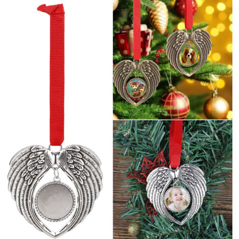 Ornement d'ailes d'ange, Superbes Accessoires de Décoration élégants pour la Décoration de la Maison, Cadeaux de Sympathie (2030XA02-1) (1/5)