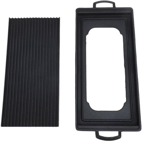 Mini barbecue en alliage d'aluminium, chauffage rapide et uniforme, poêle à charbon de bois multifonctionnel pour la maison 38x18cm / 15.0x7.1in (1/5)