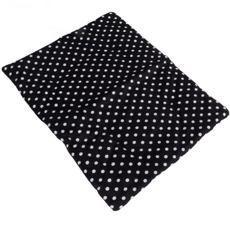 Coussin Chauffant pour Chiens, Coussin Chauffant Réglable avec 3 Températures, Longue Durée de Vie, 14,6 X 18,5 Pouces, Lavable pour Votre Ami à Quatre Pattes (Point blanc) (1/5)
