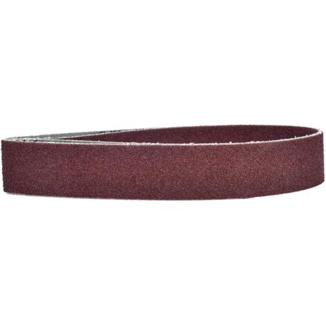 Bande Abrasive 10 Pièces 760x25mm 0x1 Pouce Bande Abrasive pour Ponceuse à Bande 60-180 Grain pour le Travail du Bois, les Meubles, la Quincaillerie Métallique et le Meulage et le (80 mailles) (1/5)