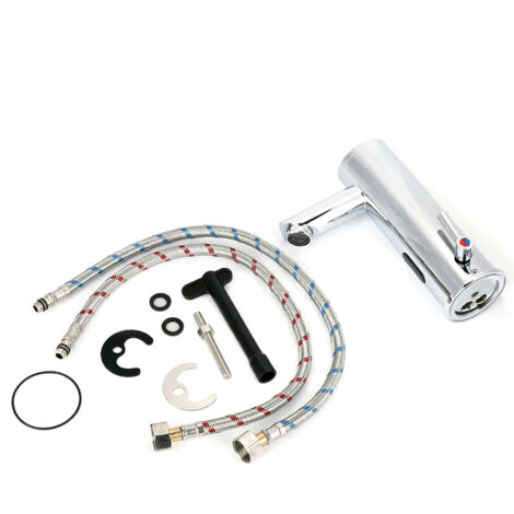 Robinet de lavabo Watertap Cuivre Laiton AUTO Capteur infrarouge chaud et froid pour salle de bain Cuisine (1/5)