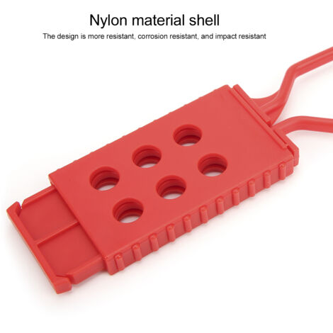 Moraillon Tagout Moraillon De Verrouillage 10 Pièces Moraillon De Verrouillage 25Mm/1.0In 6