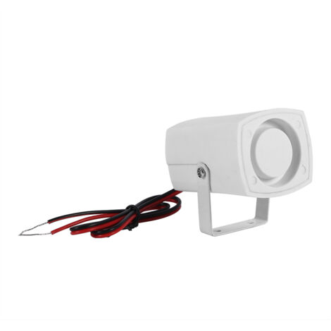 Système d'alarme sonore de sécurité de véhicule à la maison avec mini klaxon filaire avec prise en charge 110dB DC 12V (1/5)
