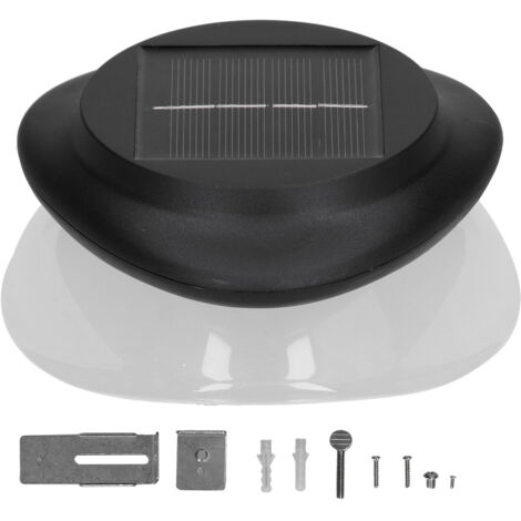 Lumière solaire 9LEDs IP55 étanche 6500K lumière blanche capteur de lumière solaire lampe de jardin pour clture de jardin extérieur (1/5)