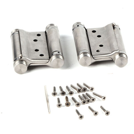 2 pièces 3 ''pouces Double Action charnière à ressort Saloon café porte porte battante (1/5)