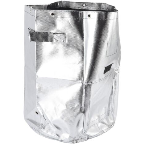 Sac de culture de pommes de terre argenté seau de plantation ouvrable étanche pour plante fleur de légumes M 26 litres 7 gallons (1/5)