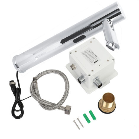 Robinet de capteur automatique G1/2 "mains libres salle de bain mélangeur d'évier médical robinet d'eau (1/5)
