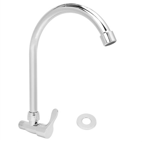 Robinet domestique en alliage de Zinc, Rotation à 360 degrés G1/2 pouces, robinet d'eau d'évier pour usage domestique et cuisine (1/5)