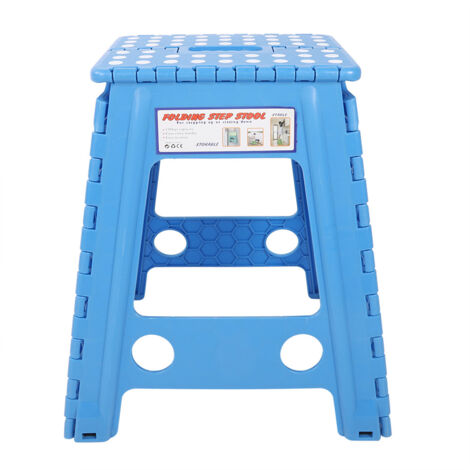 Portable Living Plastic Dots Tabouret pliant anti-dérapant Chaise pliable pour adultes ( 2) (1/5)