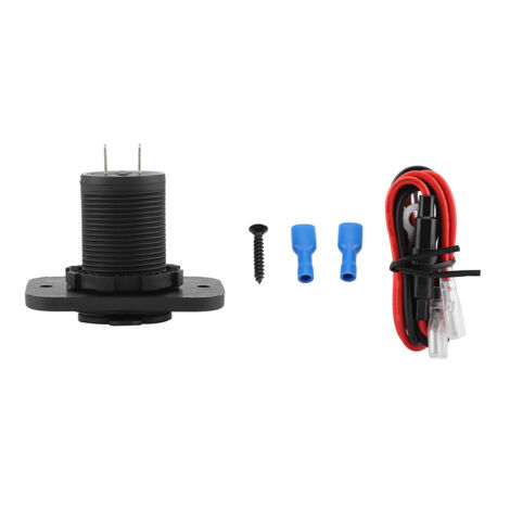 12V double port USB prise voiture allume-cigare séparateur chargeur prise adaptateur secteur (1/5)