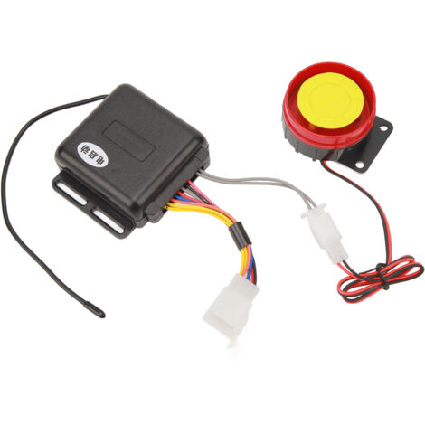 Alarme Moto Antivol 125 DB 12V – 2 Télécommandes – Étanchéité Totale – Détection Intrusion & Vibration