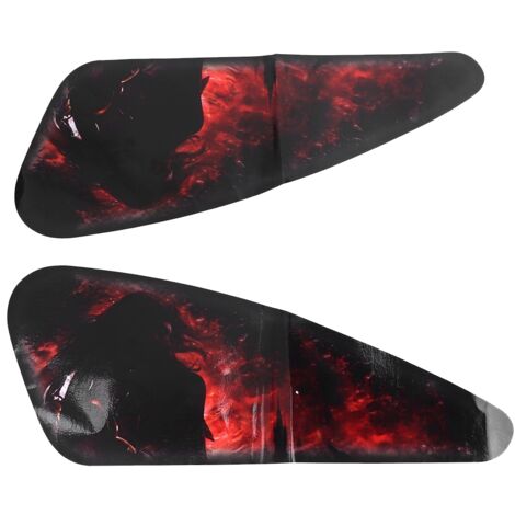 Autocollant réfléchissant en PVC 3D, accessoire de moto universel coloré étanche (1/5)