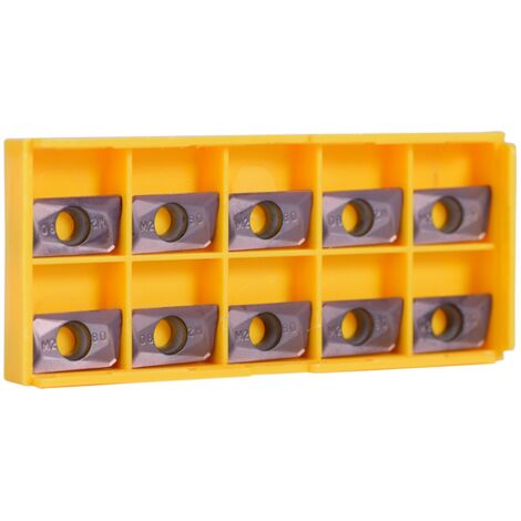 Inserts CNC, lame en carbure, 10 pièces inserts lame outil de tournage de tour en acier inoxydable ordinaire (1/5)
