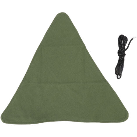 Trépied Tabouret Tissu Portable Pliable Triangle Tabouret Tissu Artisanat Anti Scratch Toile Camping Tabouret Tissu pour Pêche Militaire Vert (1/5)