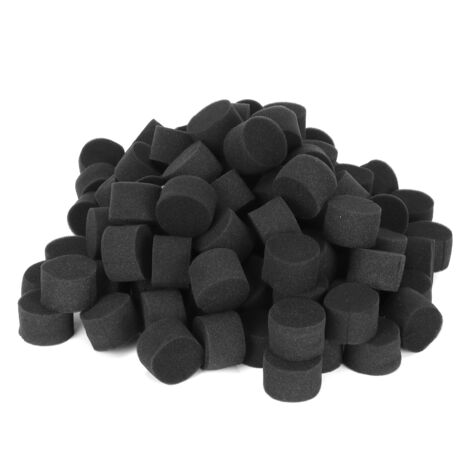 100pcs 45mmx30mm éponge hydroponique plantation éponge de semis pour la croissance des graines noir (1/5)