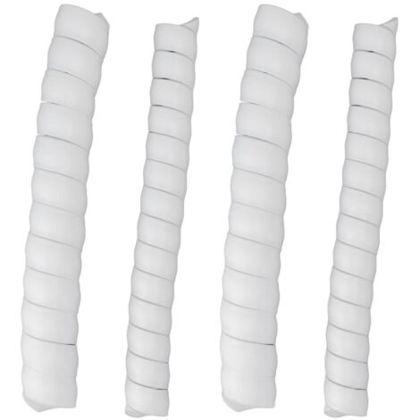 Protecteur de tronc d'arbre en plastique spirale garde d'arbre protecteur d'écorce d'arbre enveloppes de tube pour protéger les plants de plantes contre les tondeuses à rongeurs de lapin de cerf 4 piè (1/5)