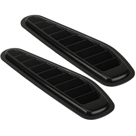 Couvercle de capot de ventilation universel, 2 pièces, prise de flux d'air de voiture, Scoop décoratif, capot de ventilation (1/5)