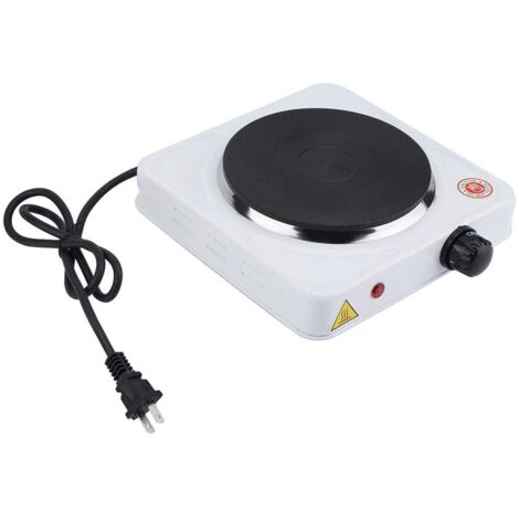 Cuisinière électrique, cuisinière électrique à Faible consommation d'énergie Faisant Le thé au Lait de ménage 1000W, cuisinière électrique Anti-Corrosion Anti-fumée Anti-brûlure(Blanc) (1/5)