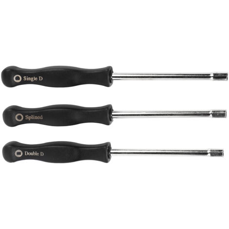 3 Pcs Carburateur Réglage Tournevis Carb Tuning Service Outils Ensemble Cannelé Double D Type (1/5)