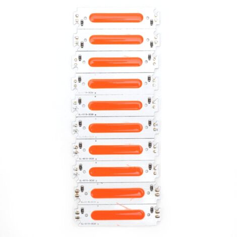 Perles de Lampe à Longue Bande, 10 PCS LED Puces Source de Lumière COB Perles de Lampe à Longue Bande 12V 2W pour Accessoires D'éclairage de Voiture(lumière Rouge) (1/5)