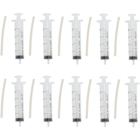 10 pièces Pet médecine seringue distributeur oiseau seringue mangeoire Pigeons oiseau alimentation injecteur (1/5)