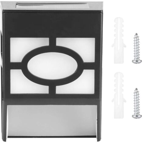 Applique Murale Solaire, Applique Murale Solaire de Style rétro Lumières de capteur de Mouvement Solaire Extérieure Étanche Étanche à la Pluie LED Couleur Lampe pour Jardin Courtyard Corridor Garage (1/5)