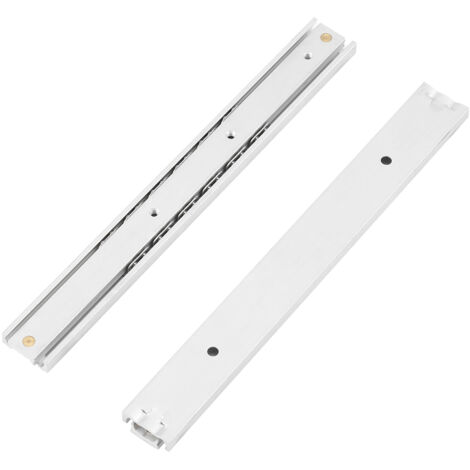 pièces/ensemble mini glissière lisse durable en alliage d'aluminium pour armoire à tiroirs (140 mm) (1/5)