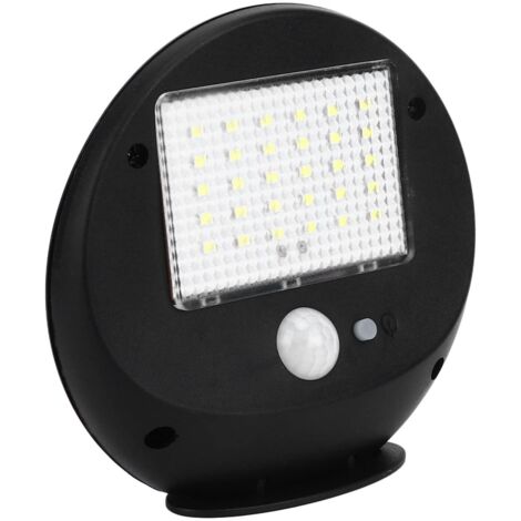 Applique Murale Solaire à LED Lanternes Murales D'extérieur Appliques Murales Luminaire pour Porche de Jardin à la Maison, Noir (1/5)