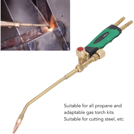 ECD Germany Chalumeau à Gaz 58 kW avec Tuyau 3m Torche à Gaz Flamme Désherbeur Thermique Brûleur