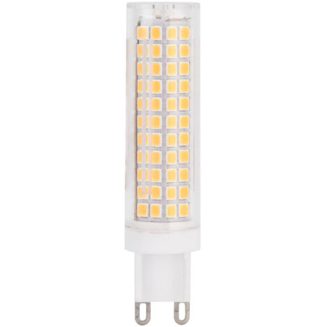 Nannigr G9 136led Bulbe 15W 1200lm Céramique dimmable Bipin Corn pour l'éclairage intérieur de la maison (220 V blanc chaud)