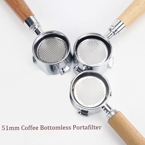 Portafiltre expresso sans fond 58 mm pour amateurs de café avec pour Portafiltre expresso sans fond 58 mm pour amateurs de café avec pour