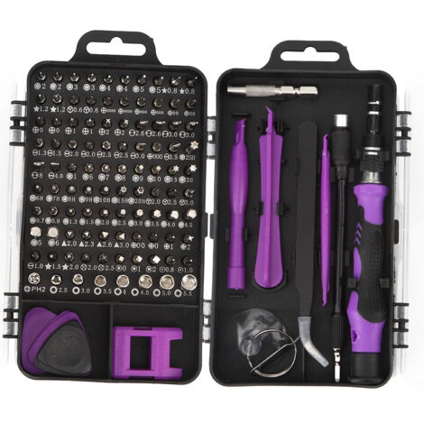 Jeu de tournevis électroniques 115 en 1, outils de tournevis de