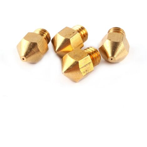 Mise à Niveau V6 Buse MK8 1.75-0.4Mm Buse PTFE Enduit Laiton Buse Imprimante 3D Partie PTFE