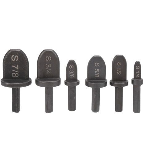 Les-Theresa 6 pièces Tube Expander Poignée Ronde Climatiseur Tuyau D'extension Outil Perceuse Électrique Accessoires