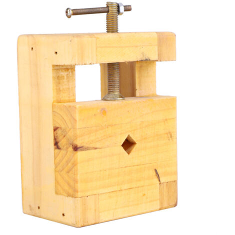 Grand kit de montage de mouches en bois, étau rotatif à 360