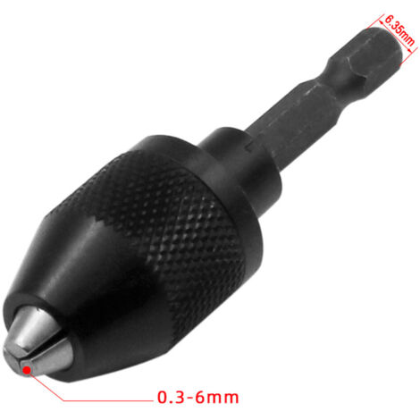 Outil De Conversion De Mandrin Sans Clé à Tige 1/4 Pouce Pour Perceuse