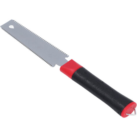 FLORA GUARD Scie à Main Pliante Robuste 17,8 Cm - Scie D'Élagage Portable Pour Camping, Jardinage Et Randonnée (Rouge)