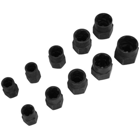 Boîte De 5 Extracteurs De Boulons Et écrous - Embout 1/2 Pouce, Pour Roues Et Pièces Auto