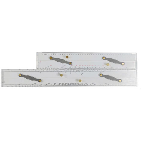 Règle Parallèle De Navigation Marine 450mm - Échelle Claire, Légère Et Précise Pour Mesures Et Cartographie