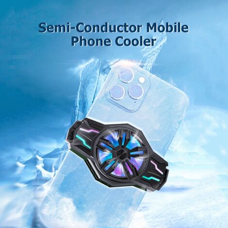 Refroidisseur Magnétique Pour Smartphone - Semi-conducteur, Contrôle Intelligent, Lumière RGB, Charge 15W