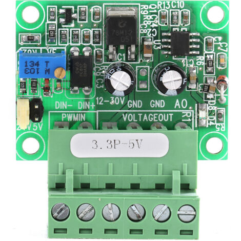 Convertisseur numérique-analogique, convertisseur de signal en tension PWM universel durable raffiné pour un usage professionnel à usage général (1/5)