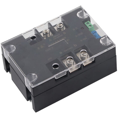 Contrôleur de démarrage progressif, accessoire de contrôle industriel, fond en aluminium pour module moteur monophasé/biphasé